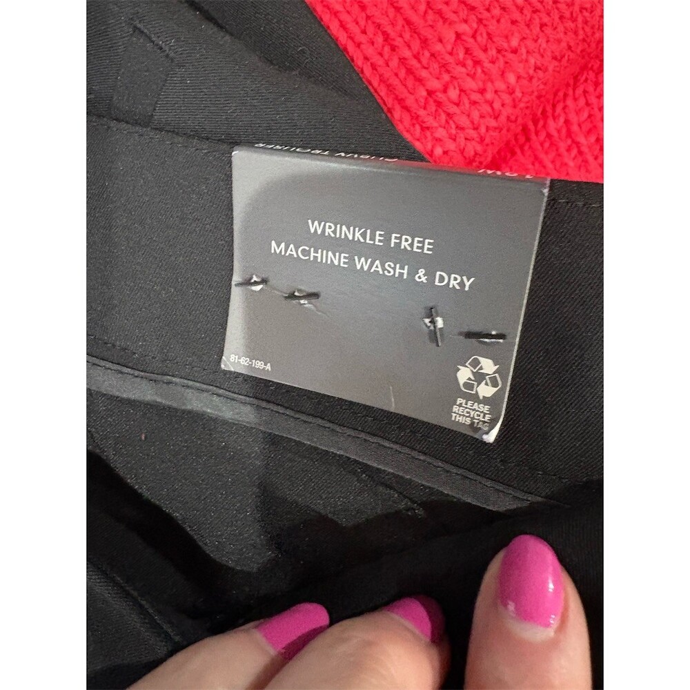Worthington Dress Pants Womens Size 18W Black High Rise Straight Leg - Picture 6 of 7